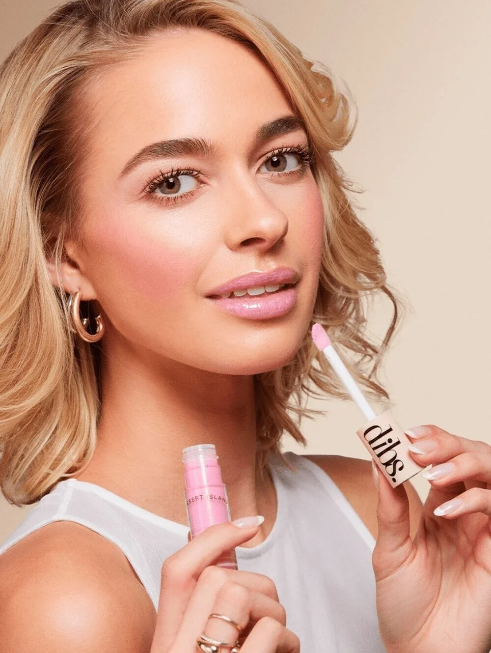 Dibs Go To Glossy Balm in Italian Soda, NIB